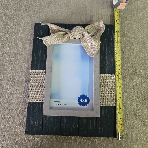 Mainstays Black and Tan Burlap Picture Frame - Picture 7 of 8